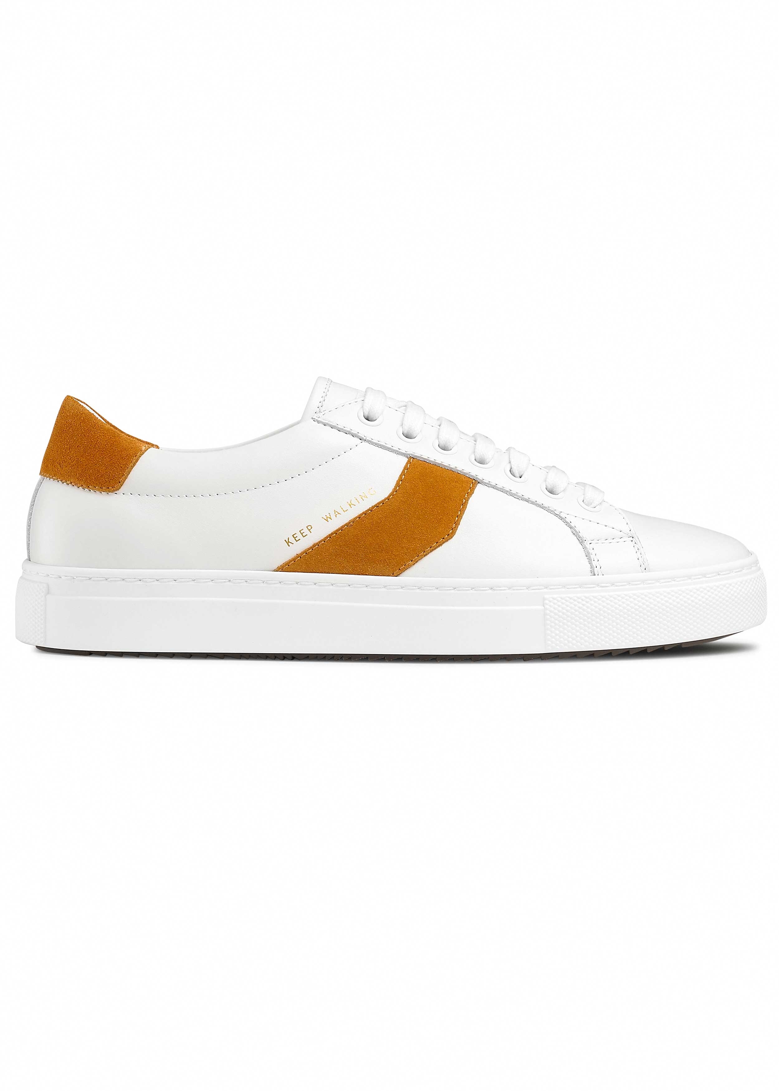 Leather Sneaker White/Honey