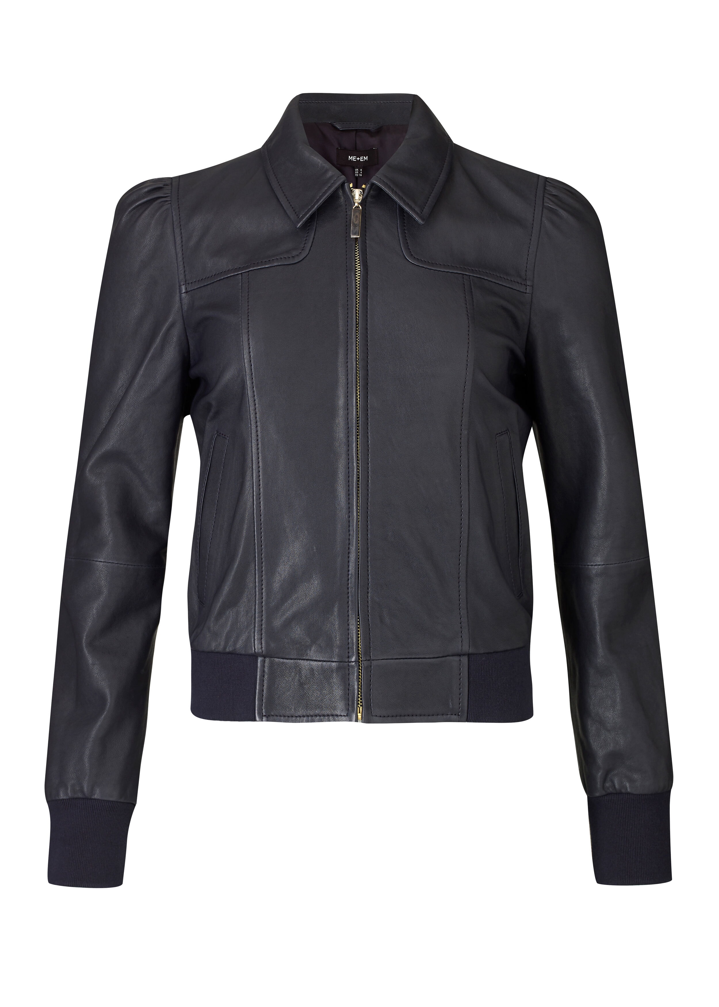 juniors leather bomber jacket